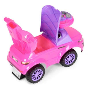 Jeździk chodzik pchacz 3w1 autko super car różowy - Chodziki - miniaturka - grafika 6