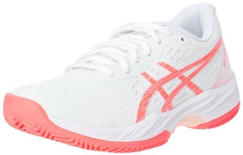 ASICS Żel-Game 9 Clay/OC, Damskie trampki, White Sun Coral, 44 EU