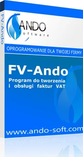 Program Ando Software Program do fakturowania FV-Ando ESD - wersja elektroniczna - Programy finansowe i kadrowe - miniaturka - grafika 1