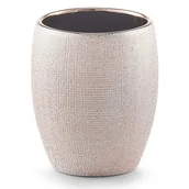 Kubki na szczoteczki do zębów - Zeller Pojemnik na szczoteczki do zębów GLITTER różane złoto 18751 - miniaturka - grafika 1