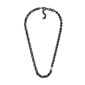 Naszyjniki męskie - Armani Exchange Męski naszyjnik ze stali nierdzewnej z zapięciem na karabińczyk - miniaturka - grafika 1