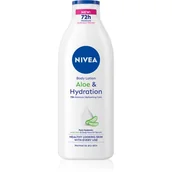 Balsamy i kremy do ciała - Nivea Nawilżający Balsam do ciała z aloesem 400.0 ml - miniaturka - grafika 1