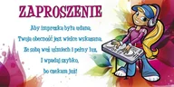 Kartki okolicznościowe i zaproszenia - Zaproszenie na imprezę od koleżanki ZSY12 - miniaturka - grafika 1