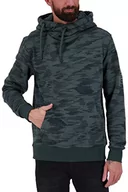Swetry męskie - Alife and Kickin JohnsonAK B bluza męska z kapturem, bluza z kapturem, sweter S-XXXL, ciemny leśny melanż, 3XL, Dark Forest Melange - miniaturka - grafika 1