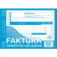 Druki akcydensowe - Michalczyk&Prokop Druk faktura odwrotne obciążenie A5 Michal. 109-3E - miniaturka - grafika 1