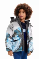 Kurtki i płaszcze dla chłopców - Desigual kurtka dziecięca kolor brązowy - miniaturka - grafika 1