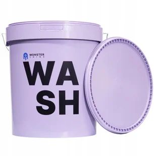 Monster Shine Wiadro Wash Purple Wiadro detailingowe fioletowe 19L - Akcesoria do mycia samochodu - miniaturka - grafika 1