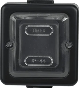Timex elektro LOFT Łącznik świecznikowy n/t IP44 czarny /czarny ogumowany klawisz/ WNT-2J CZA WNT-2J CZA - Wyłączniki światła i elektryczne - miniaturka - grafika 1