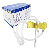 Meble i wyposażenie gabinetów medycznych - Motylek igła 20G 0,9mm x 19mm KDM KD-Fly 50szt - miniaturka - grafika 1