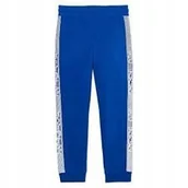 Spodnie damskie - Replay Spodnie Dresowe Dziecięce Bawełniane Z Białym Paskiem 166 Kyb - miniaturka - grafika 1