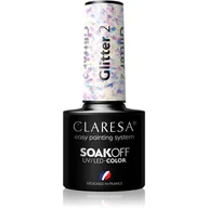 Lakiery hybrydowe - Claresa Claresa, Glitter, lakier hybrydowy 2, 5 ml - miniaturka - grafika 1