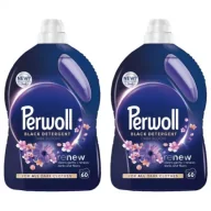 Środki do prania - Perwoll Płyn do prania tkanin ciemnych Dark Bloom (120 prań) Zestaw 2 x 3 l - miniaturka - grafika 1