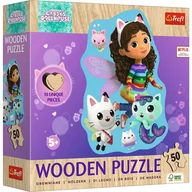 Puzzle - Puzzle drewniane 50 elementów Wesoła Gabby Gabi - miniaturka - grafika 1