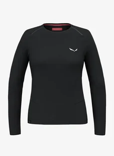 Bluza damska Salewa Pedroc Dry Tee - black out - Bluzy sportowe damskie - miniaturka - grafika 1