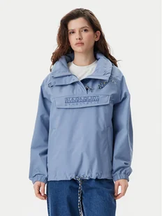 Napapijri Kurtka anorak Rainforest Dune W NP0A4IKZB2S1 Niebieski Regular Fit - Kurtki damskie - miniaturka - grafika 1