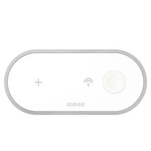 Dudao 3w1 ładowarka bezprzewodowa Qi do telefonu / słuchawek AirPods / Apple Watch 38mm biały (A11 white) - Ładowarki do telefonów - miniaturka - grafika 4