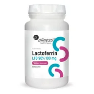 Przeziębienie i grypa - MEDICALINE Aliness Lactoferrin LFS 90% 100 mg x 30 kaps - miniaturka - grafika 1