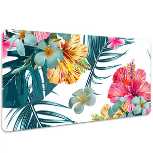 Ochronna mata na biurko Wiosenne kwiaty 100x50 cm, Dywanomat - Podkładki na biurko - miniaturka - grafika 1