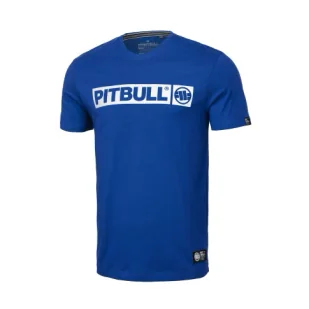 Pit Bull T-shirt Koszulka Lekka Hilltop Royal Blue - Koszulki sportowe męskie - miniaturka - grafika 1