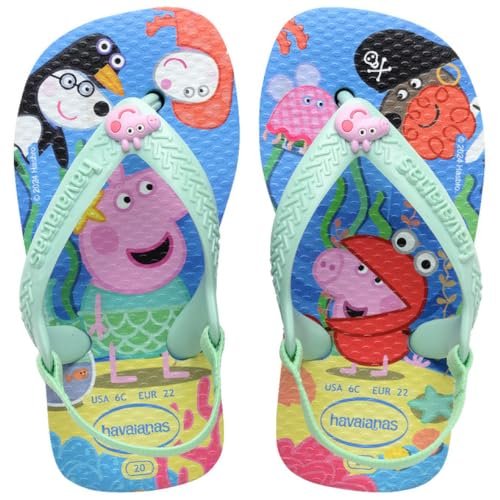 Havaianas Baby Peppa Pig, Lavender Blue, UK child 6