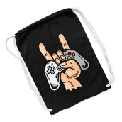 Plecaki worki - PLECAK WOREK WORKOPLECAK DLA GRACZA GRACZ DO SZKOLY DLA DZIECKA NA WF - miniaturka - grafika 1