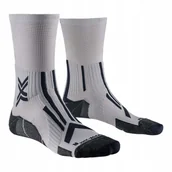 Skarpety termoaktywne - Skarpety do biegania X-Socks Trailrun Perform Crew - pearl grey/charcoal - miniaturka - grafika 1