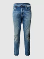 Spodnie męskie - Jeansy o kroju straight tapered fit z dodatkiem streczu model ‘3301’ - miniaturka - grafika 1