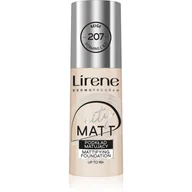 Podkłady do twarzy - Lirene Fluid wygładzający City Matt Beżowy 207, 30ml - miniaturka - grafika 1