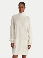 Sukienki - Liu Jo Sukienka dzianinowa MF5063 MS009 Écru Regular Fit - miniaturka - grafika 1