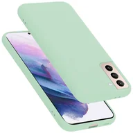 Etui i futerały do telefonów - Pokrowiec Do Samsung Galaxy S21 PLUS Etui w LIQUID JASNO ZIELONY TPU Silikon Case Cover Obudowa Ochronny Cadorabo - miniaturka - grafika 1