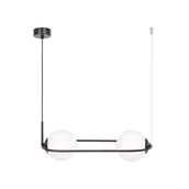 Lampy sufitowe - Lampa wisząca w kolorze czarno-białym, nad stół K-5102 z serii PARVA (｡◕‿◕｡) - miniaturka - grafika 1