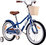 Rowery - Royalbaby RoyalBaby Uroczy Miejski Rower z koszykiem dziecięcy Eurocle 18" RB18B-38 - miniaturka - grafika 1
