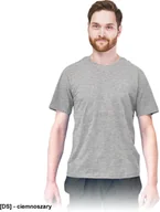 Koszulki męskie - TSR-REGU - t-shirt męski o standardowym kroju, 100% bawełna - ciemnoszary S - miniaturka - grafika 1