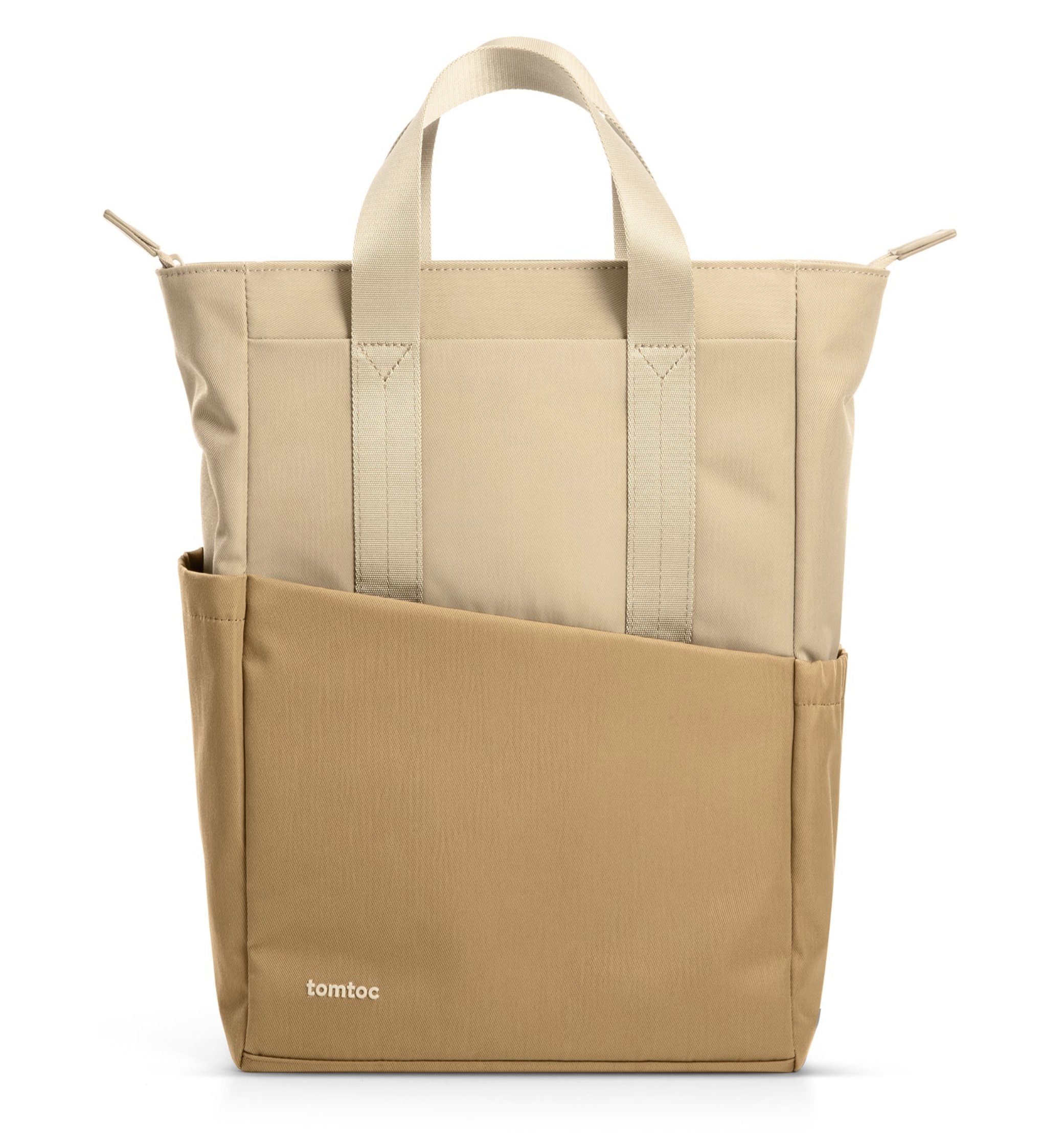 Plecak na laptopa Tomtoc (T63M1K1) - z 3 przegrodami i 11 kieszeniami, 14´´, 12l - piaskowy brąz