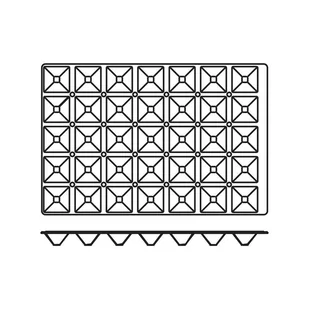 Hendi Forma silikonowa do pieczenia - PYRAMIDE 676264 - Wózki na żywność - miniaturka - grafika 1