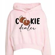 Zestawy upominkowe - RÓŻOWA BLUZA Damska COOKIE DEALER Girl Power Ciekawe Wzory Rozmiar 122 cm - miniaturka - grafika 1