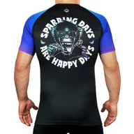 Kimona, stroje i obuwie - Rashguard do MMA/BJJ męski Ground Game Cheeky Monkey z krótkim rękawem - miniaturka - grafika 1