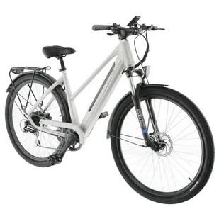 Rower elektryczny SKYMASTER Energy Trekking V2 Pro D20 28 cali damski Jasnozielony - Rowery elektryczne - miniaturka - grafika 1