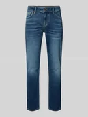 Spodnie męskie - Jeansy o kroju slim fit z efektem znoszenia model ‘ANGELS’ - miniaturka - grafika 1