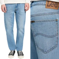 Spodnie męskie - Lee DAREN REGULAR STRAIGHT Solid Blues PROSTE BLUE DżINS W36 L32 - miniaturka - grafika 1