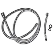 Węże elastyczne - Komplet wężyków do baterii z wyciąganą wylewką chrom Invena - miniaturka - grafika 1