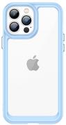 Etui i futerały do telefonów - Hurtel Outer Space Case etui do iPhone 12 Pro Max sztywny pokrowiec z żelową ramką niebieski - miniaturka - grafika 1