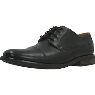 Clarks Męska czapka z daszkiem Derbys, Czarny Black Leather, 39.5 EU - Czapki damskie - miniaturka - grafika 1