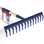 Grabie i motyki - Grabie Metalowe Utwardzane Z Trzonkiem 14 Zębów - miniaturka - grafika 1