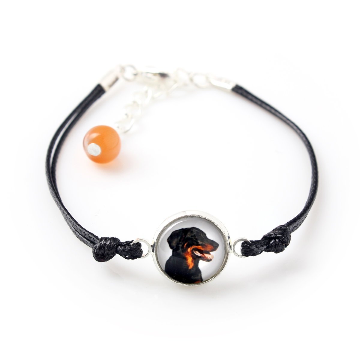 Owczarek francuski Beauceron - bransoletka z twoim zdjęciem handmade, wyjątkowa biżuteria marki Art-Dog