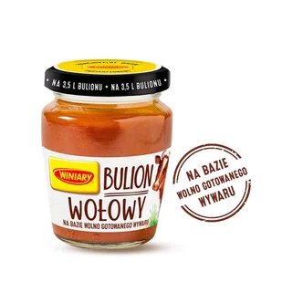 Winiary Bulion wołowy 160 g - Buliony i przyprawy w kostkach - miniaturka - grafika 1