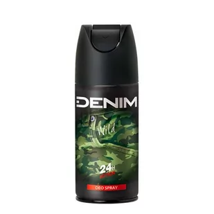 Denim Wild 150 ml dezodorant w sprayu - Dezodoranty i antyperspiranty męskie - miniaturka - grafika 1