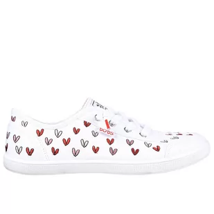 Buty Skechers JGoldcrown Bobs B Cute Love Brigade 113951WRPK - białe - Sneakersy damskie - miniaturka - grafika 1
