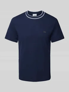 T-shirt o kroju regular fit z mieszanki bawełny - Koszulki męskie - miniaturka - grafika 1