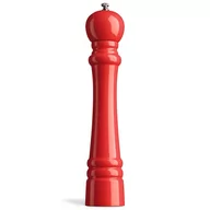 Młynki do soli i pieprzu - Amefa 675514pe05959 młynek do pieprzu, soli i młynka do przypraw firmy z drewna eukaliptusowego z ceramicznym mechanizmem mielącym o wysokim połysku, 35 cm, czerwony 675514PE05959 - miniaturka - grafika 1